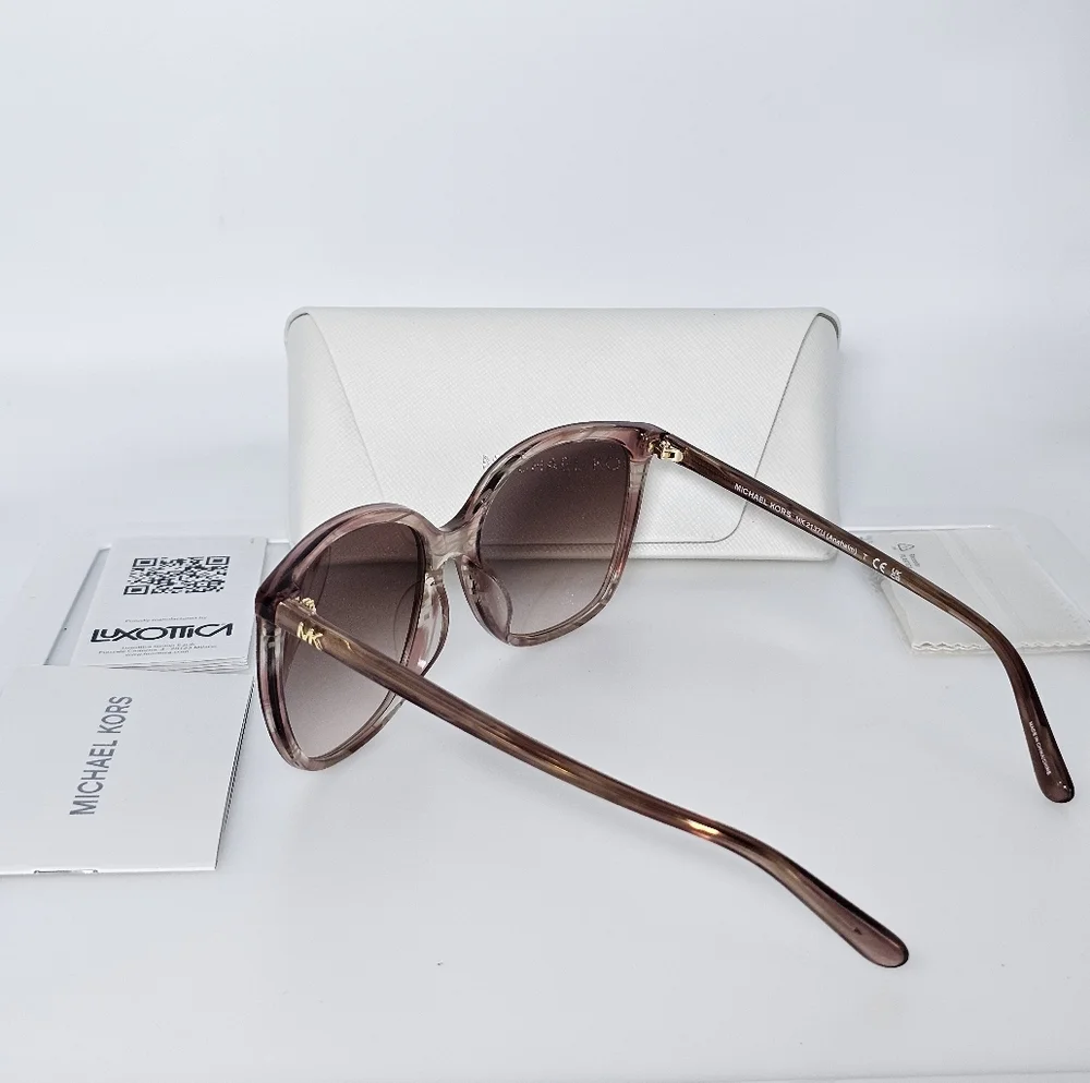 Michael Kors Women's Sunglasses gradient MK2137U 317513 57 Anaheim Tan Blush - Picture 12 of 14